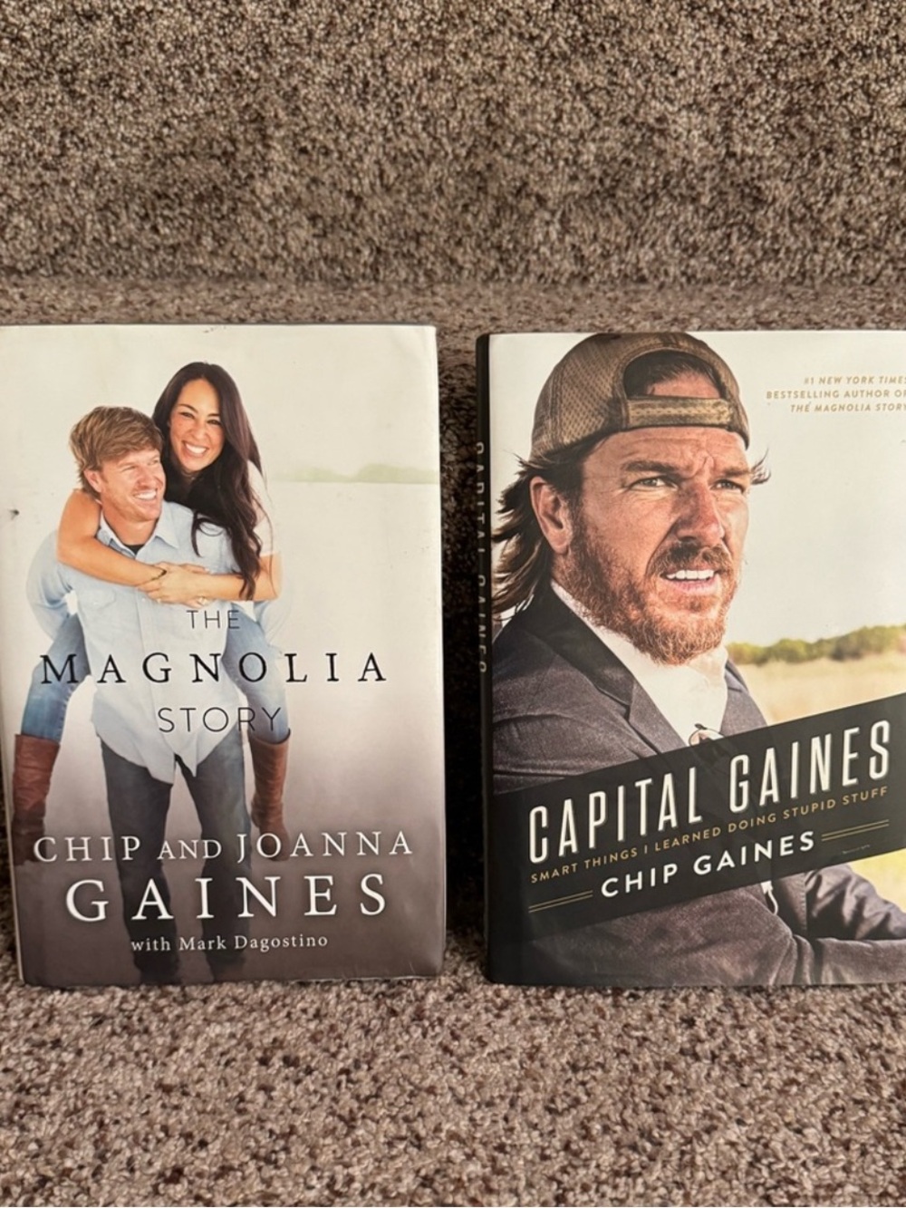 The Magnolia Story Book (Joanna Gaines) and Capital Gaines Book (Chip Gaines)